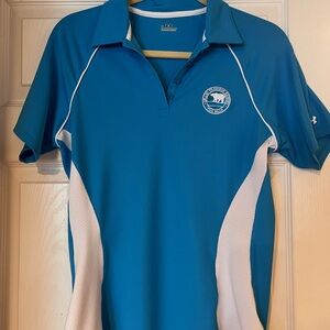 Under Armour Teal Polo Golf shirt from Grand Traverse Resort The Bear